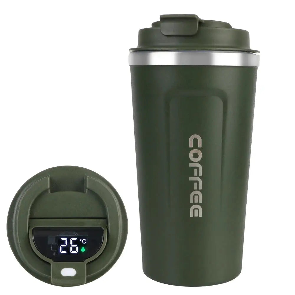 Thermo Cafe Car Thermos Travel Mug 380 And 510 Milliliters Leakproof Double Wall Stainless Steel