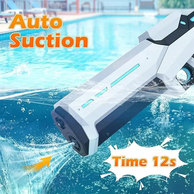 Electric Water Gun For Adults And Kids Powerful Automatic Water Blaster With Suction For Summer Beach Battles
