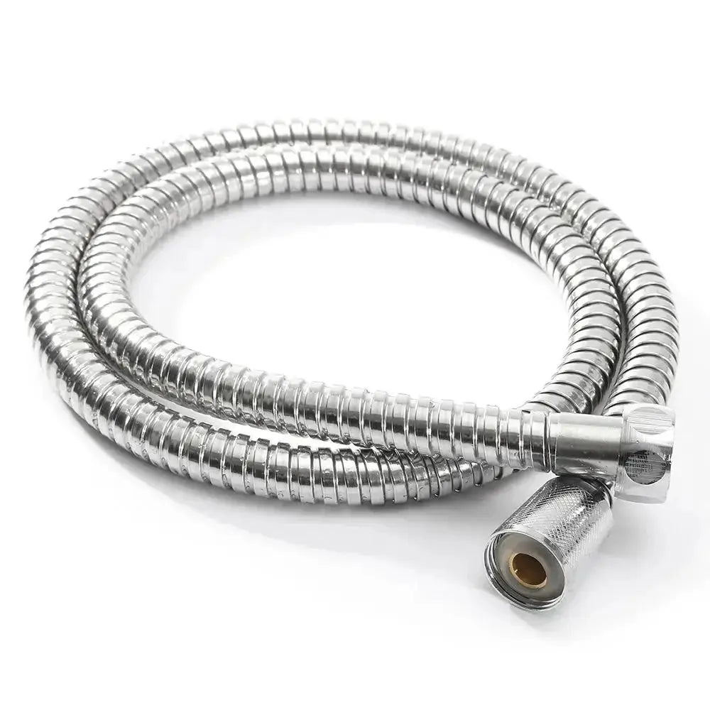 Flexible stainless steel shower hose, 1–3m length, bathroom plumbing accessory