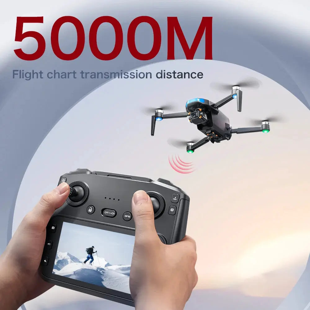 S X1 Max GPS Drone 4K Camera 3 Axis Gimbal Aerial FPV Brushless Security Quadcopter Large Screen Controller