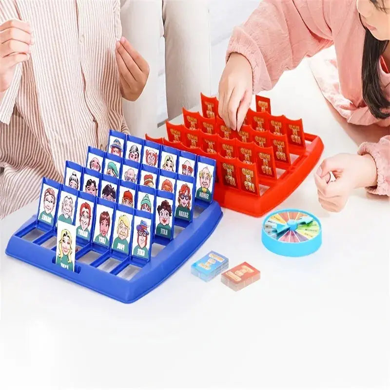 Guess Who I Am Puzzle Game Two Player Interactive Portable Tray Board Game For Kids Ages 3 To 6