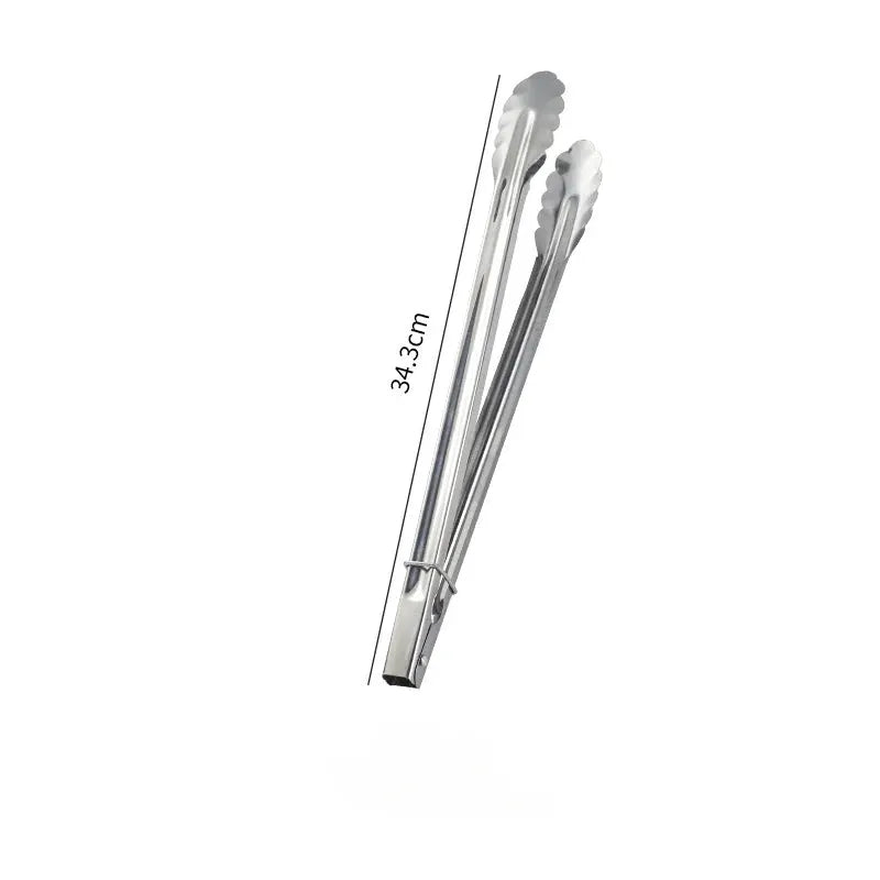ChefPro Stainless Steel Kitchen Tongs With Sliding Rod Design For Easy Gripping And Grilling