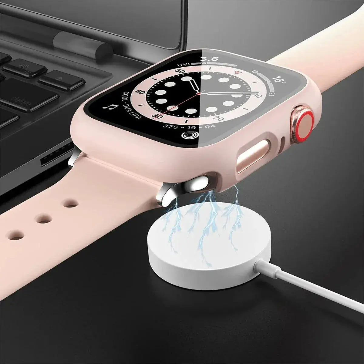 Glass+Cover For Apple Watch case 44mm 40mm 41 42 45 mm 49mm 46mm Screen Protector iWatch series Ultra 10 9 8 7 6 SE 5 Accessorie