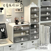 Clear Desktop Drawer Box Pen Holder Organizer For Hair Accessories Storage Cosmetics Stationery Home School Office