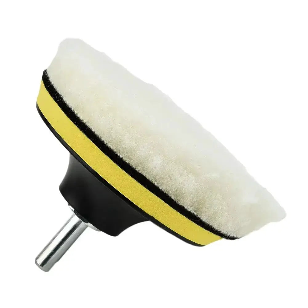 4 Inch Flocking Sanding Discs With Hook Loop Buffing Pads Polishing Wheel Compatible With Electric Drill Polisher