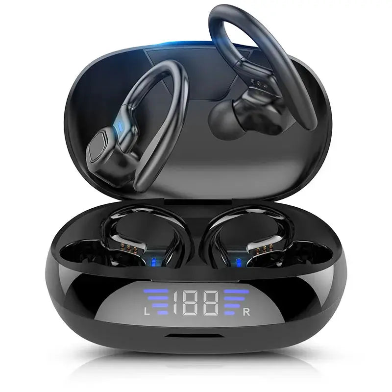VV2 Sports Wireless Earphones Over Ear Buds With Ear Hooks For Running Bluetooth Five Point One True Wireless Headphones