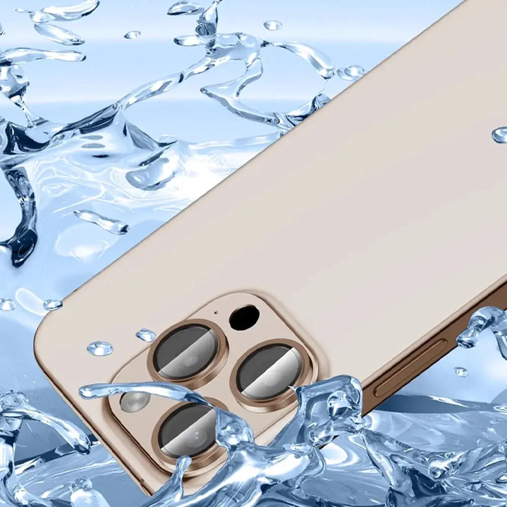 Simples Market metal camera lens glass protector for iPhone 11–15 Pro Max/Mini, 14 Plus/15 Plus Ultra, gold, HD back lens