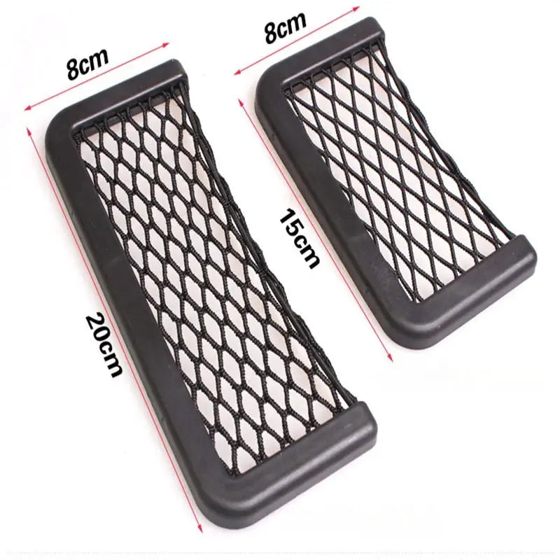 Back Seat Mesh Storage Bag For Cars Elastic Net Pocket Holder Car Interior Organizer For Phone Wallet Accessories