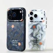NovaShield Geometric Graffiti MagSafe Case For iPhone 13 14 15 16 17 Pro Max And Air Shockproof Hard Cover