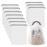 ClearView Waterproof Transparent Drawstring Storage Bags For Shoes And Sundries Pack Five To Ten