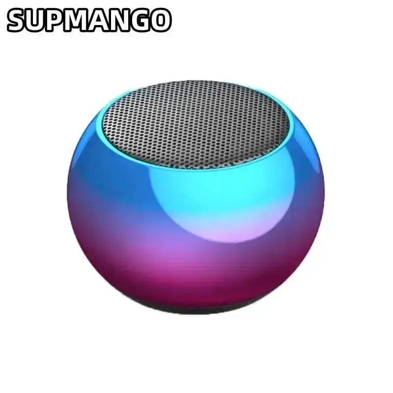 M3 Flash Wireless Bluetooth Speaker Portable Compact Outdoor Stereo With Steel Gun Metal Finish And Heavy Subwoofer Bass