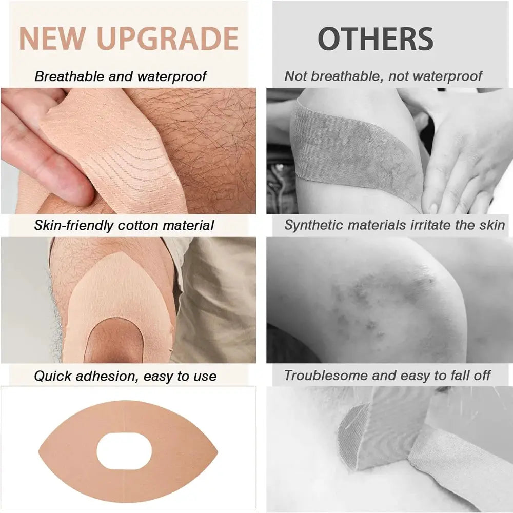 Simples Market kinesiology knee tape; skin-friendly cotton, elastic, waterproof athletic knee support, 1/5/10 pack.