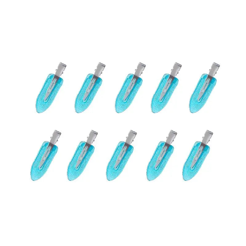 GlowStyle No Crease Hair Clips 10 Piece Set For Women And Girls Secure Hold Without Bending