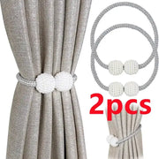 Pearl Magnetic Curtain Clips Tie Back Buckles European Style Curtain Holdbacks No Drill Easy Install