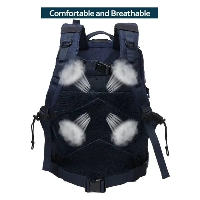 OutdoorPro 25L to 50L Tactical MOLLE Backpack for Hunting and Hiking Waterproof Oxford Fabric