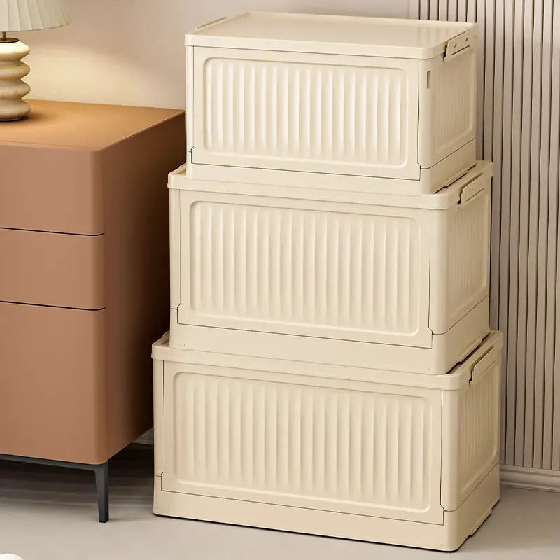 Folding Storage Box With Lid Multifunction Foldable Organizer Container For Home Car Trunk Travel Sundries Storage