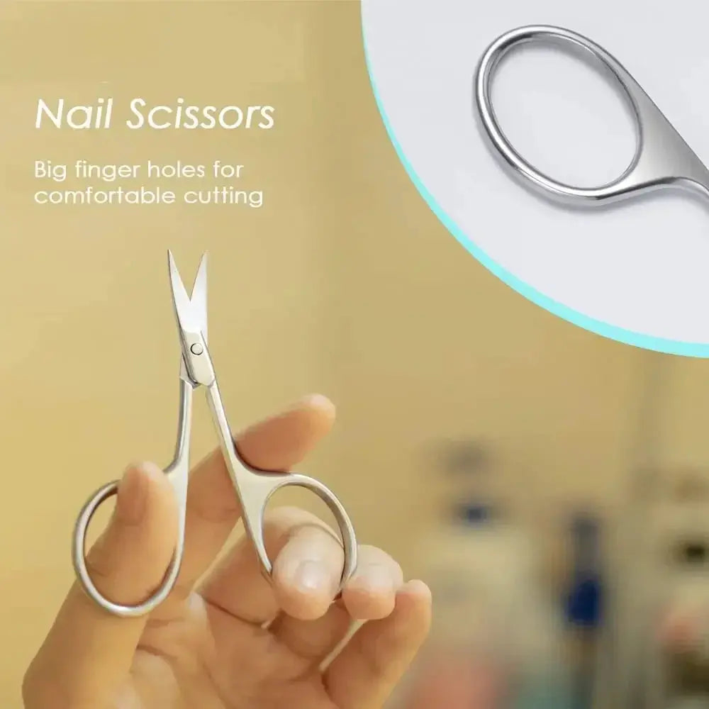 Cuticle Scissors Nail Cuticle Clippers Trimmer Stainless Steel Professional Nail Art Tools Dead Skin Remover Cutter