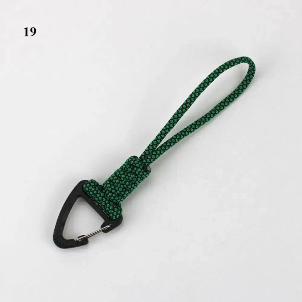 Paracord Keychain Lanyard With Rotatable Buckle High Strength Parachute Cord For Survival Backpack And Key Ring
