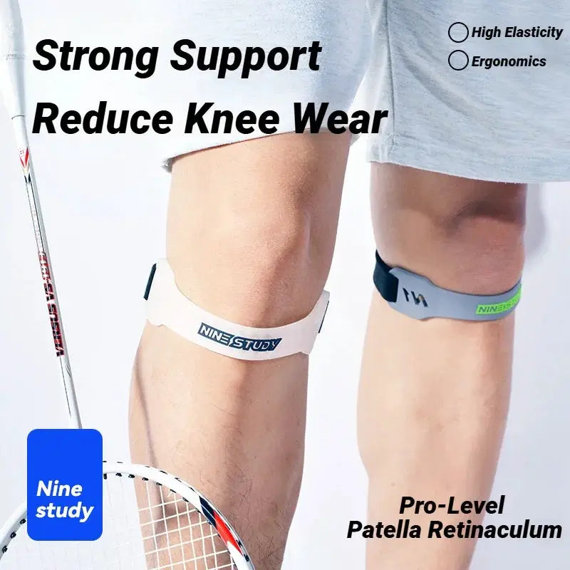 Adjustable PVC Knee Patellar Band Tendon Support Brace With Shock Absorption For Adults