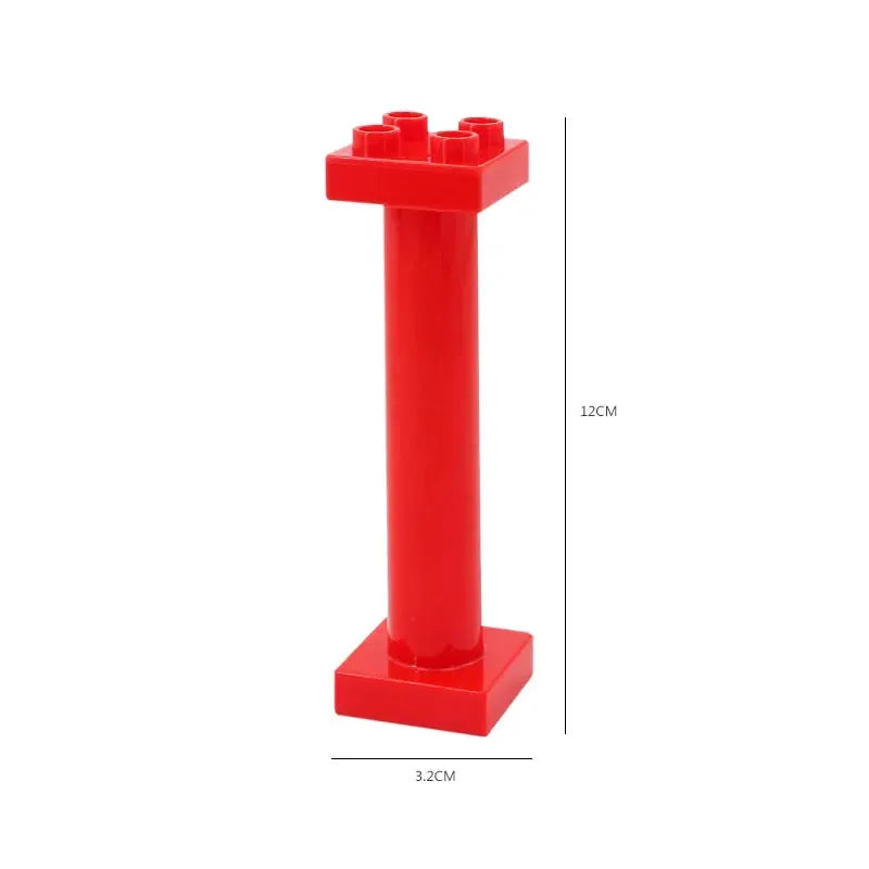 9 Sizes Big Building Plastic Blocks Base Plates Compatible With Large Bricks And Assembly Figures For Kids Toys