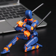 Multi Jointed Movable Shapeshift Robot 3D Printed Mannequin Dummy Action Figure Display Model 14cm for Kids Adults Gifts
