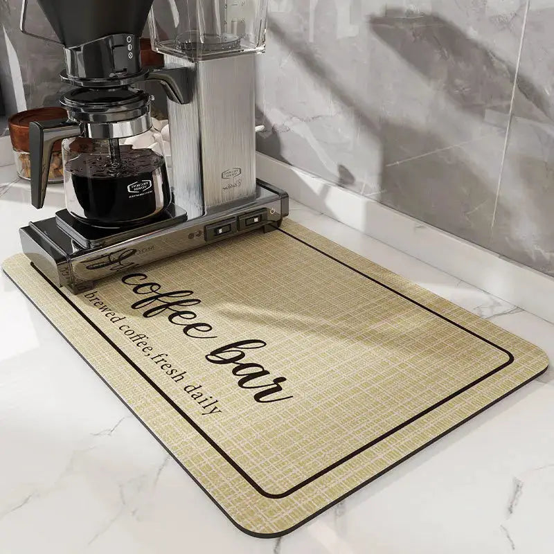 EcoBrew Coffee Machine Mat With Antifouling Technology Keeps Cup Area Dry And Stain Free