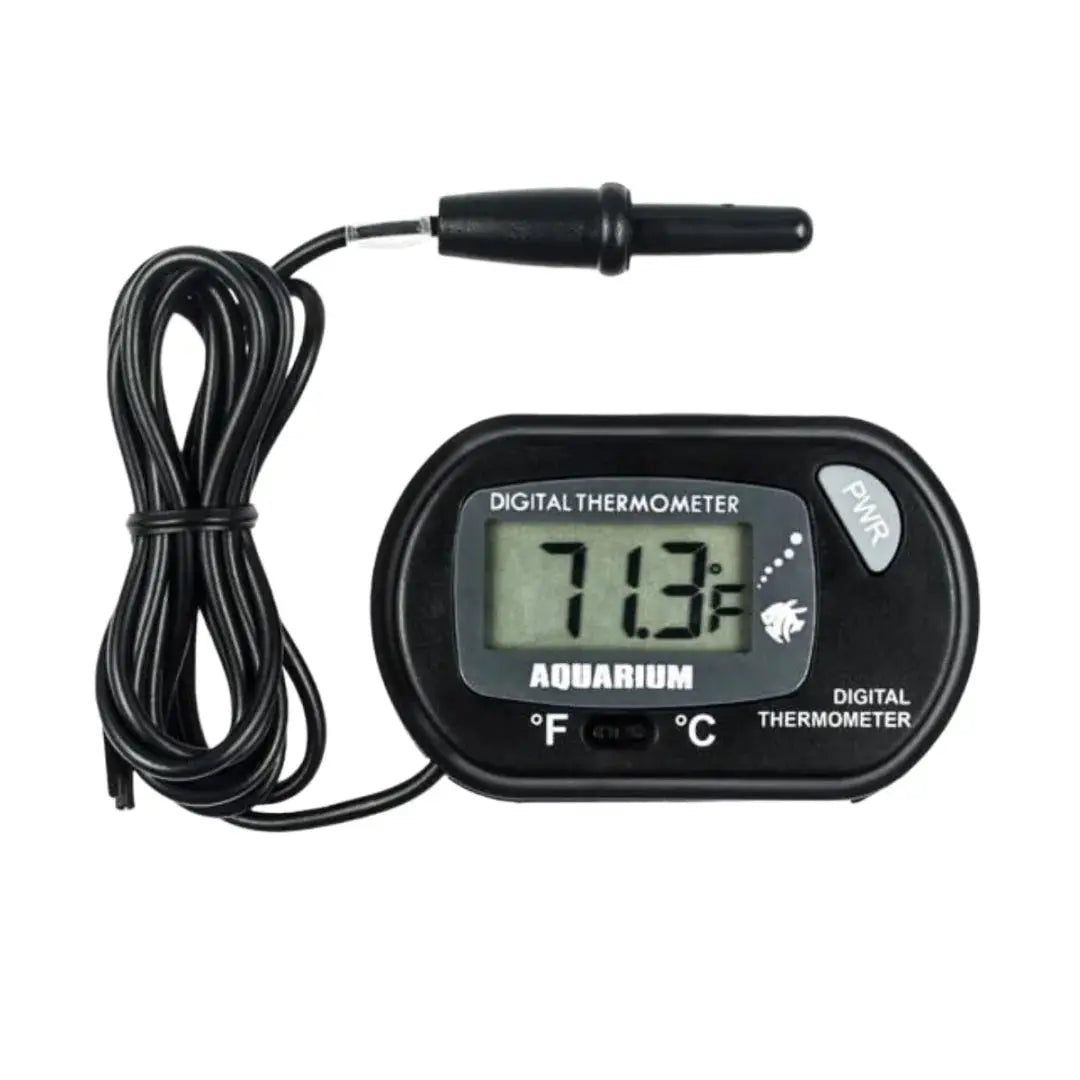Digital Aquarium Thermometer With Probe Suction Cup For Fish Tank Water Temperature Measurement
