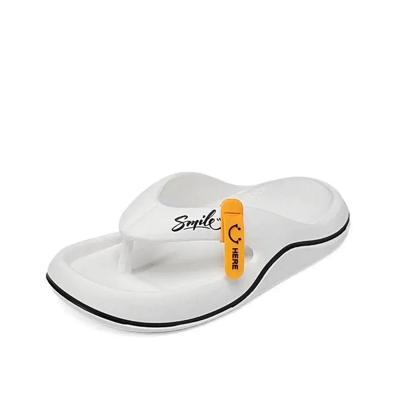 Mens Platform Flip Flops EVA Soft Sole Slippers Non Slip Beach Shoes Outdoor Casual Home Bathroom Slides