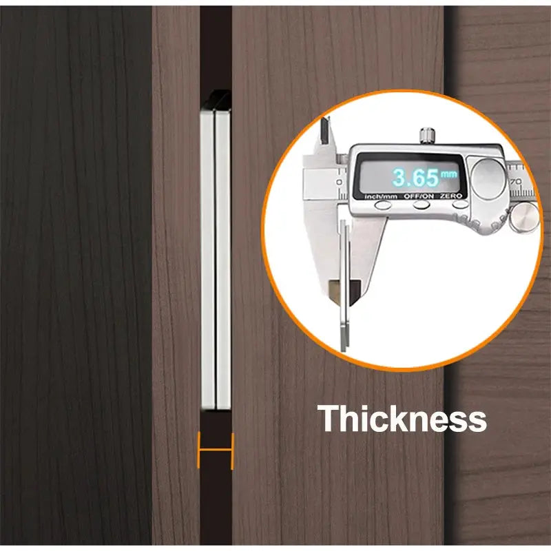 Magnetic cabinet catches by Simples Market; ultra-thin, invisible adhesive door magnets for kitchen/closet (3.65 mm)