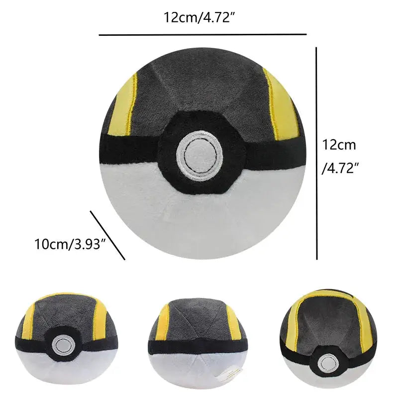 Large Pokemon Plush Cushion Ultra Ball Master Ball Poke Ball Pillow Pokeball Cushion For Bedroom Decor