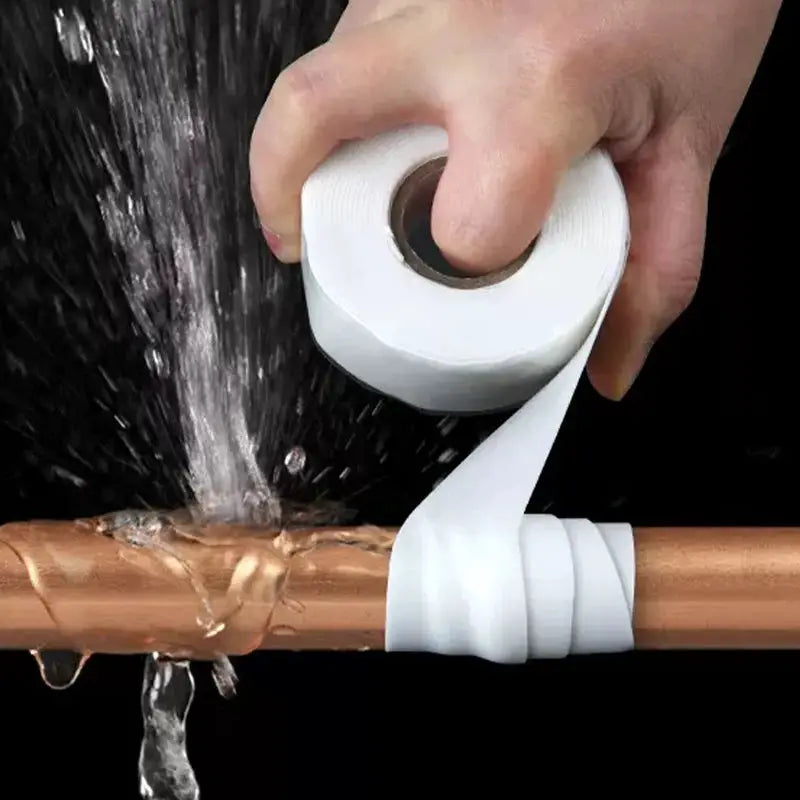 Waterproof Silicone Rubber Self Adhering Insulating Tape For Pipes Hoses Electrical Repairs Multi Purpose