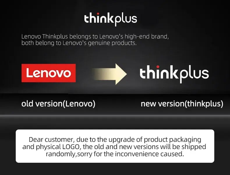 Original Lenovo K3 Pro Bluetooth speaker with ThinkPlus branding update from Lenovo to ThinkPlus; packaging notice.