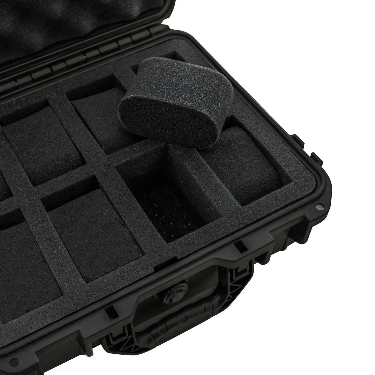 TimeGuard 8 By 15 Slot Watch Collection Storage Box Moisture Proof Mildew Resistant Thickened Plastic With Sponge Padding