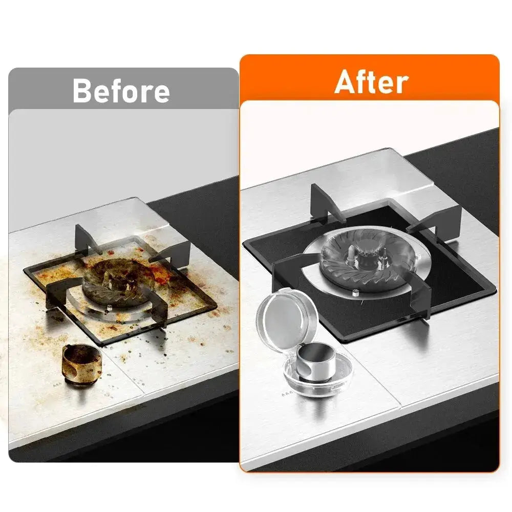 Four Or Eight Piece Gas Stove Protector Cover Set Stovetop Burner Liners Fiberglass Mats For Easy Cleanup