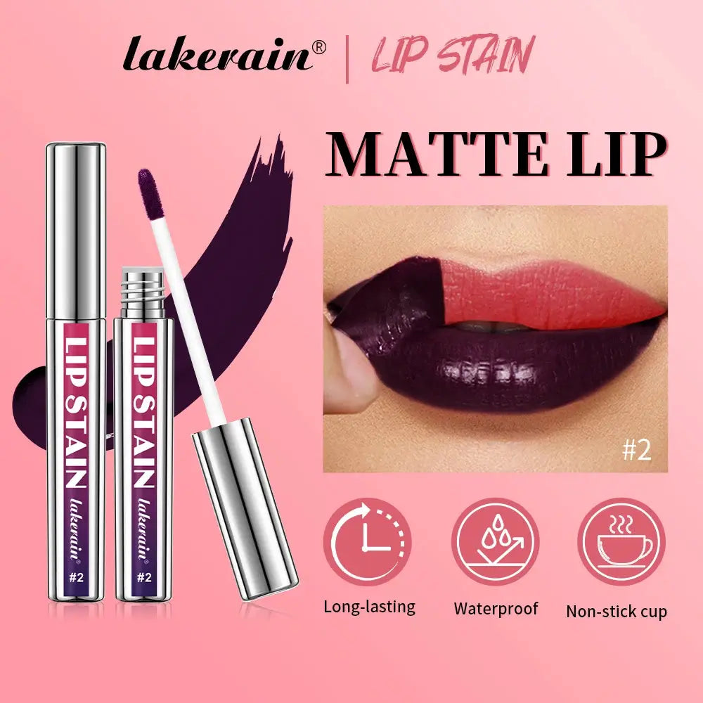 RadiantHue Lip Stain Peel Off Long Lasting Waterproof Transfer Proof Pink Lip Color for Women