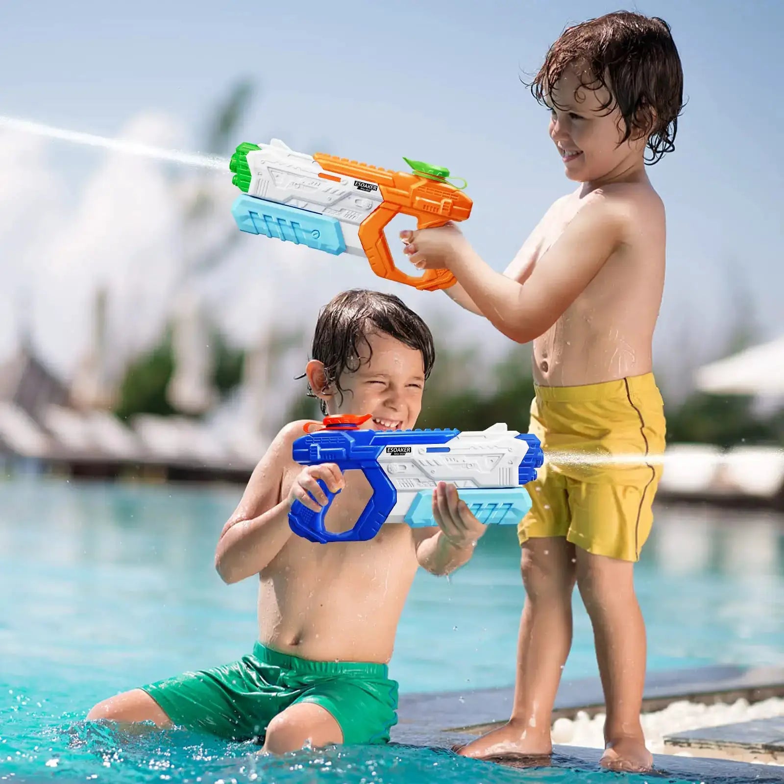 600cc High Capacity Water Gun For Kids And Adults Long Range Water Blaster Super Soaker For Pool Beach Summer Fun