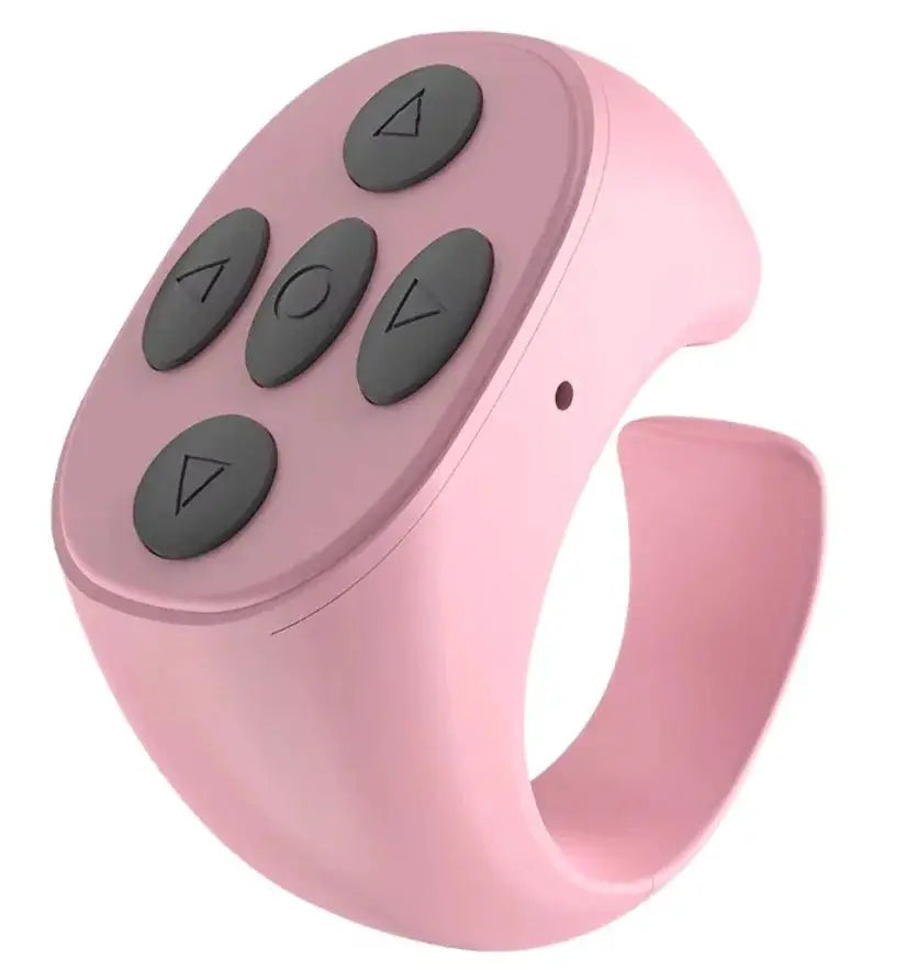 Smart Fingertip Ring Remote Control Wireless Bluetooth Mouse Page Turner For Mobile Selfies And Videos Ebooks Comics