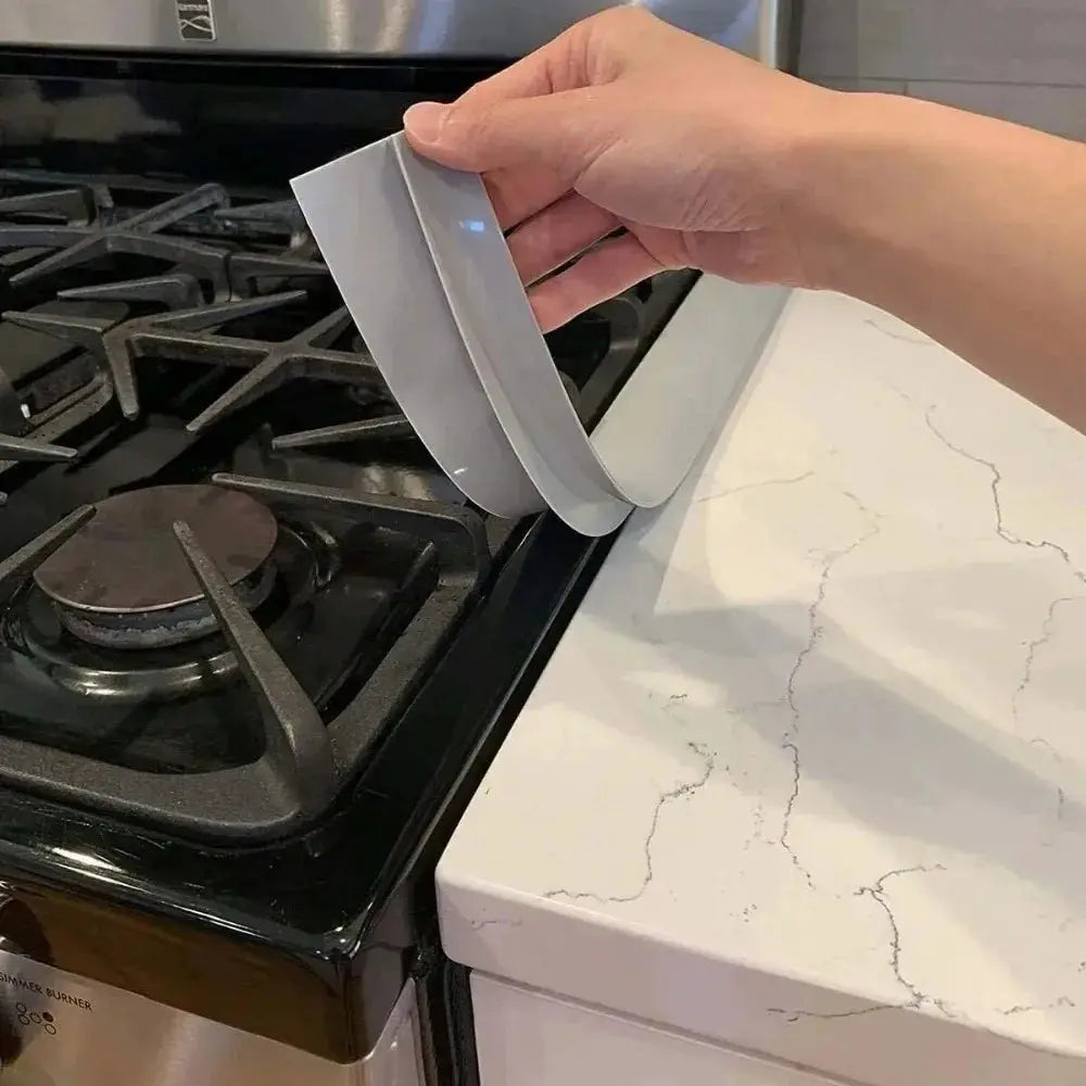 Silicone Gap Strip For Kitchen Sealing Gas Stove Edge Insert Strip Anti Oil Anti Stain