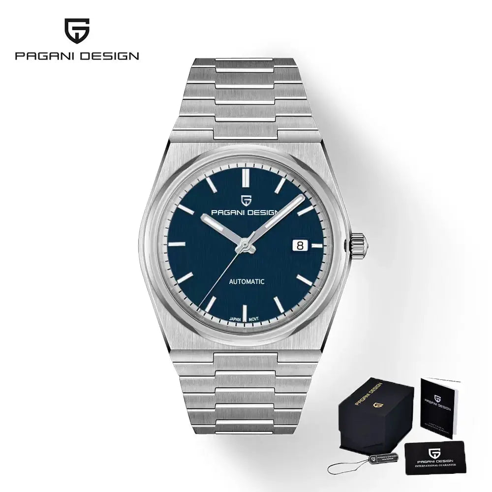 Pagani Design Men's Automatic Mechanical Watch With Miyota 8215 Movement Sapphire Crystal Stainless Steel Waterproof