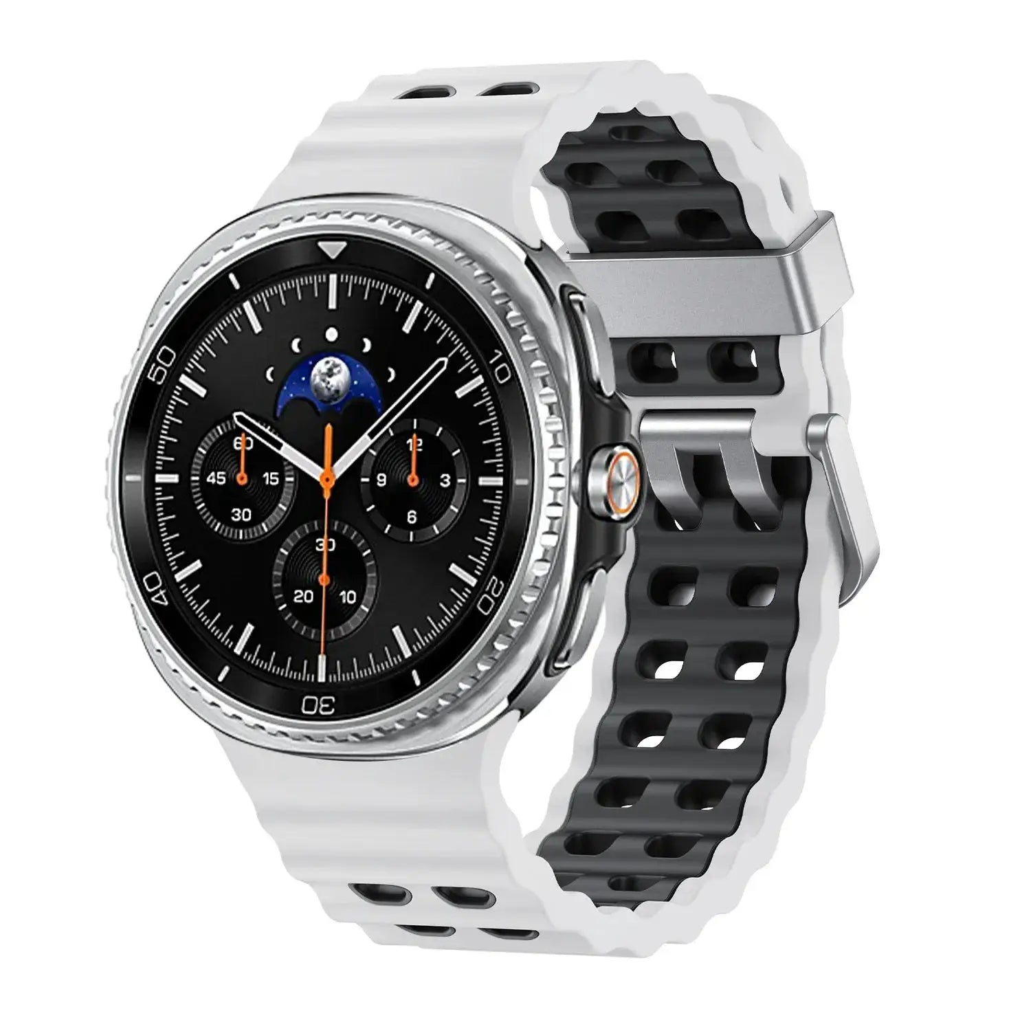 Silicone strap for Samsung Galaxy Watch 8/8 Classic Sport breathable wristband For Galaxy Watch 8 40/44mm Two-Tone silicone band