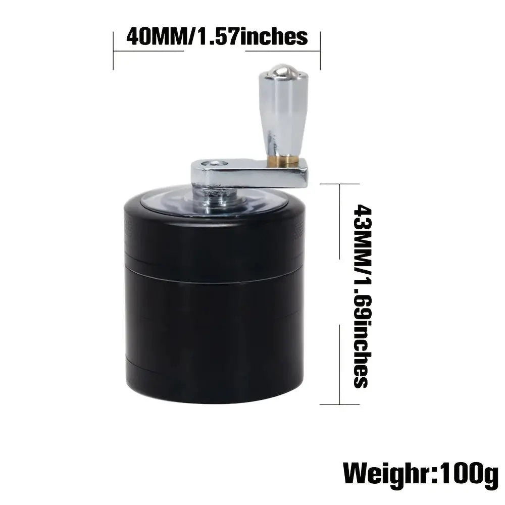 Manual Nut And Hard Spice Grinder For Nutmeg Peppercorns Rock Salt And Ginger Durable Metal Crusher