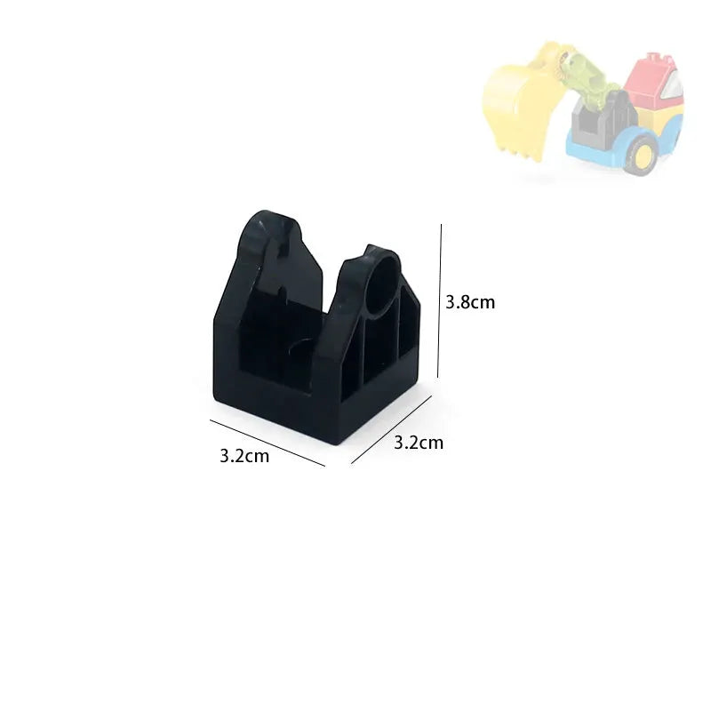 Big Building Blocks Traffic Mechanical Construction Set For Kids Compatible Large Bricks Educational Science Toy Gift