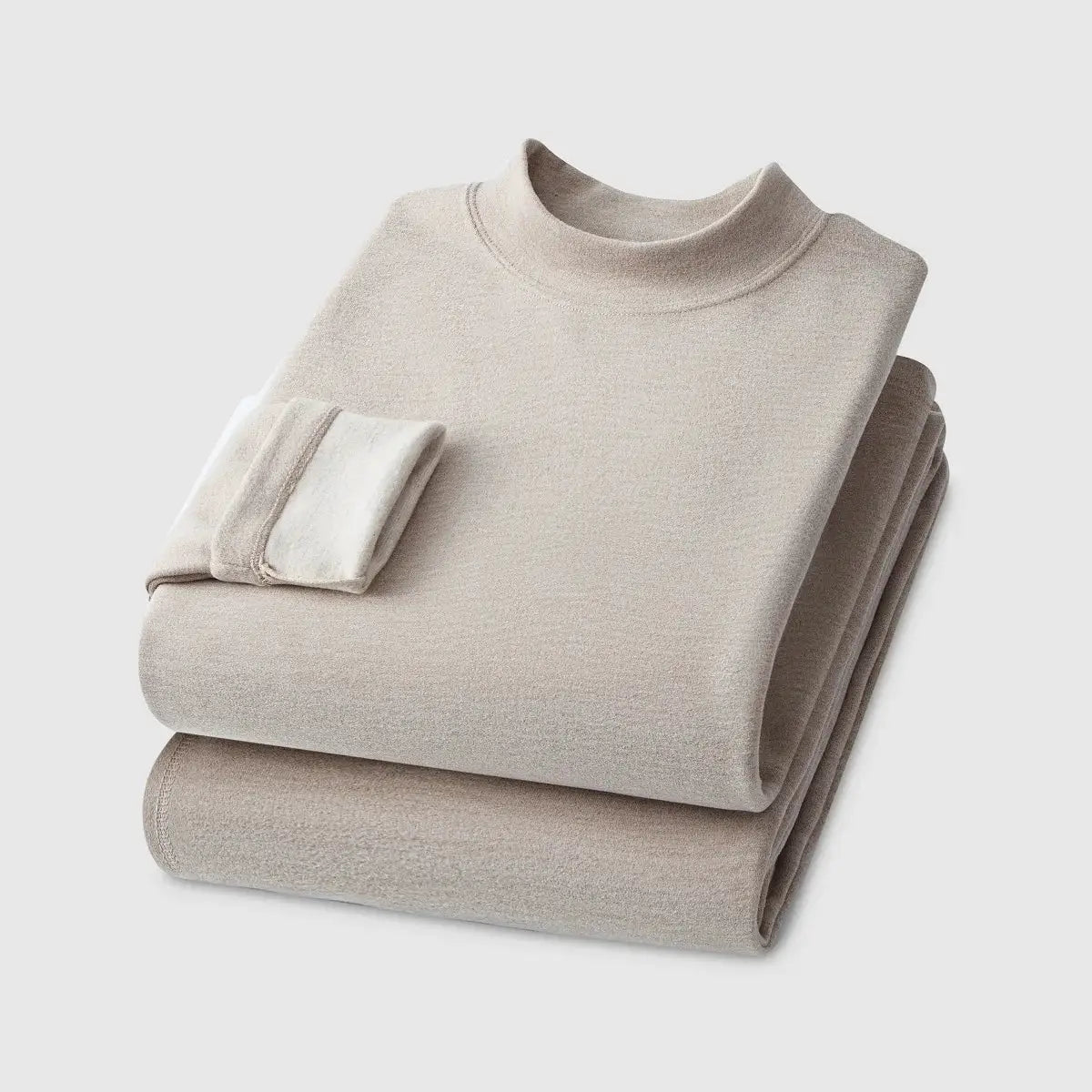 WarmWeave Cashmere Silk Thermal Underwear Set Unisex Padded Thickened Winter Warmth For Autumn And Winter Couples
