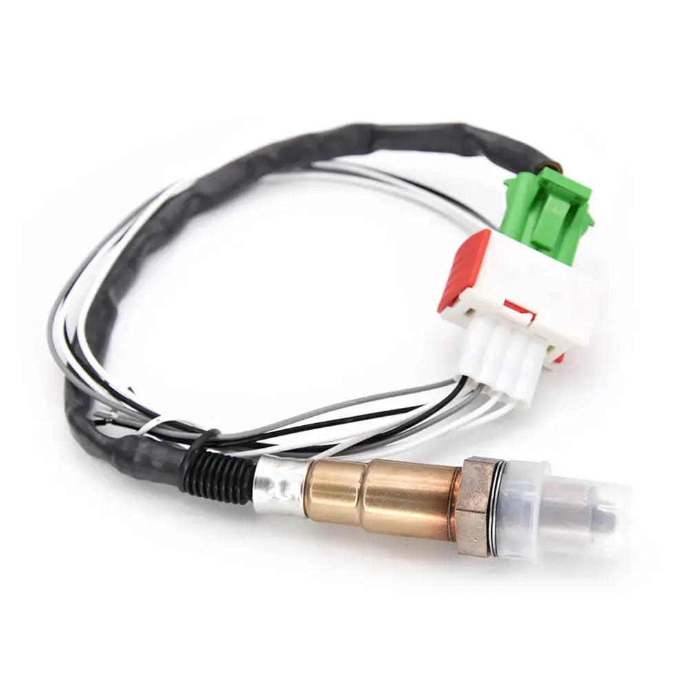 Simples Market 2'' 52mm AFR gauge with voltmeter and O2 sensor harness; copper sensor tip, white-green connectors