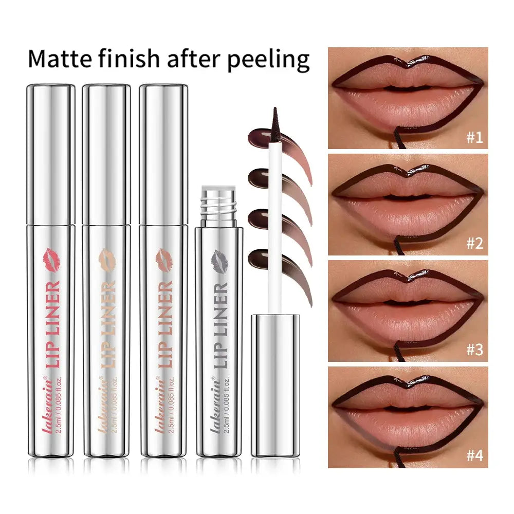 Lipscape Peel Off Lip Liner And Lip Gloss Semi Permanent Waterproof Long Lasting Matte Finish All Day Wear
