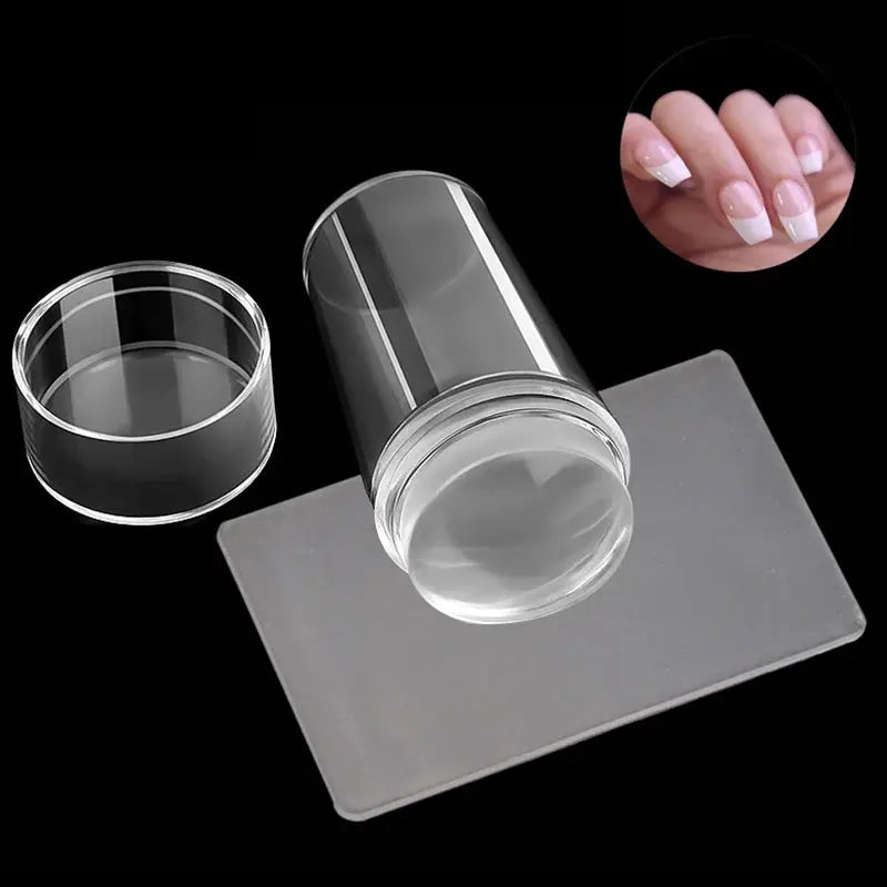 FUMOSIK French Manicure Stamping Kit - Simples Market