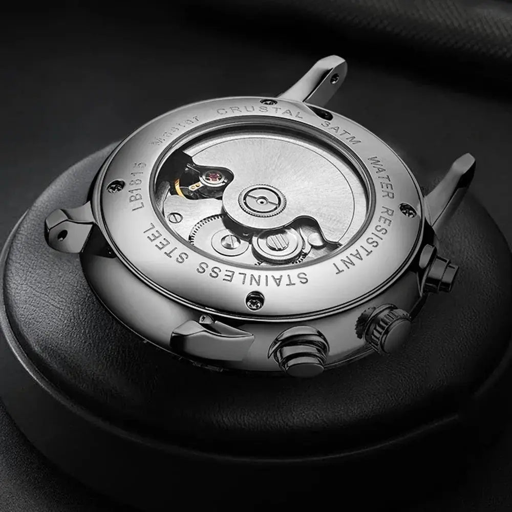 Men's stainless steel automatic wristwatch by Simples Market