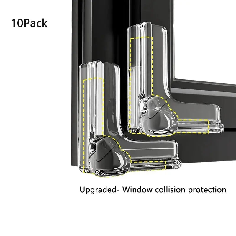 4 Pieces And 10 Pieces Children Baby Safety Silicone Corner Edge Protectors Anticollision Table Guards