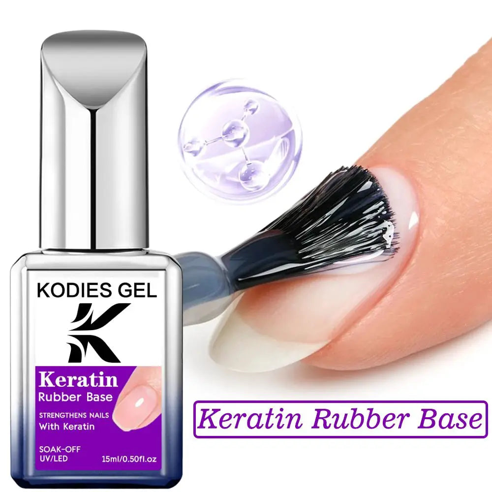 KODIES Chrome Top Coat Gel Nail Polish - UV Gel Finish, 15ML, No Wipe, Semi - Permanent - Simples Market