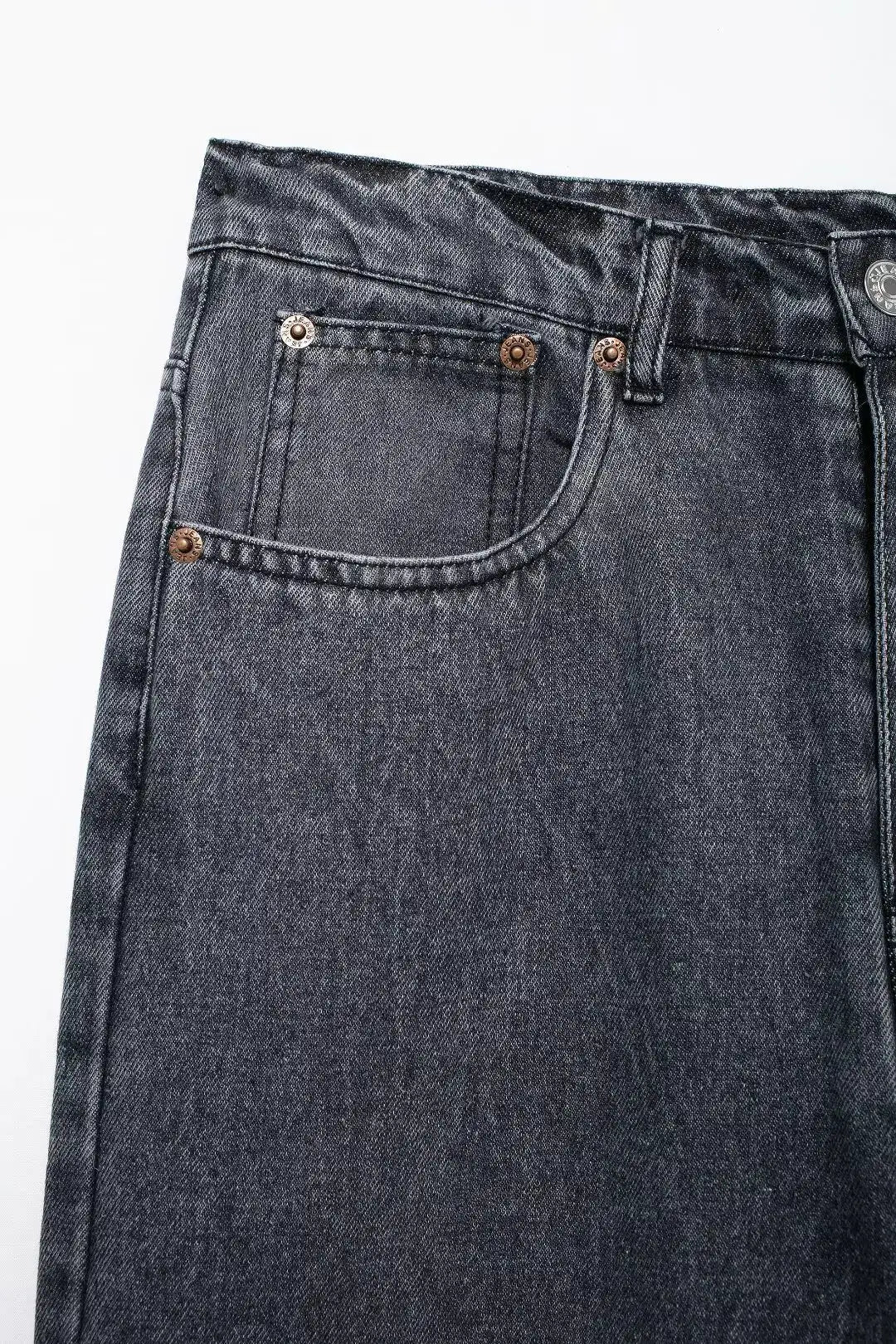 HH 2024 Womens Distressed Patchwork Denim Jeans High Waist Ripped